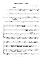 Náhled not [1] - Pepusch Johann Christoph (1667 - 1752) - Triová sonáta G dur