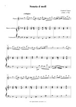 Náhled not [1] - Finger Gottfried (1660 - 1730) - Sonata d moll