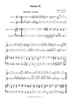 Náhled not [1] - Furloni Gaetano (17. - 18. stol.) - Sonata II. - úprava