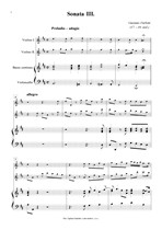 Náhled not [1] - Furloni Gaetano (17. - 18. stol.) - Sonata III.