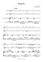 Náhled not [1] - Furloni Gaetano (17. - 18. stol.) - Sonata IV. - úprava