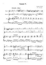 Náhled not [1] - Furloni Gaetano (17. - 18. stol.) - Sonata V. - úprava