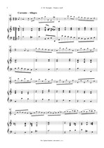Náhled not [2] - Besseghi Angelo Michele (1670 - 1744) - Sonata a moll