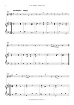 Náhled not [3] - Besseghi Angelo Michele (1670 - 1744) - Sonata a moll