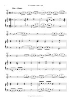 Náhled not [4] - Besseghi Angelo Michele (1670 - 1744) - Sonata a moll
