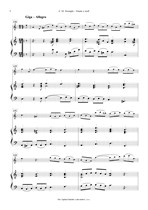 Náhled not [4] - Besseghi Angelo Michele (1670 - 1744) - Sonata a moll