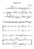 Náhled not [1] - Reutter Georg (1708 - 1772) - Sonata C dur