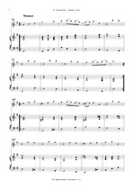 Náhled not [4] - Thornowitz Henry (17. - 18. stol.) - Sonata G dur