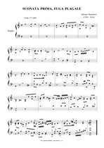 Náhled not [1] - Banchieri Adriano (1568 - 1634) - 6 sonát pro varhany