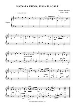 Náhled not [1] - Banchieri Adriano (1568 - 1634) - 6 sonát pro varhany