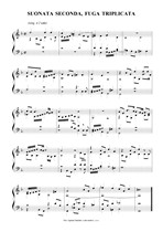 Náhled not [2] - Banchieri Adriano (1568 - 1634) - 6 sonát pro varhany