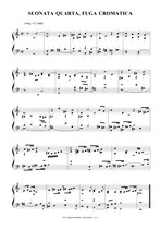 Náhled not [4] - Banchieri Adriano (1568 - 1634) - 6 sonát pro varhany