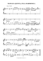 Náhled not [5] - Banchieri Adriano (1568 - 1634) - 6 sonát pro varhany