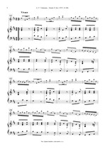 Náhled not [4] - Telemann Georg Philipp (1681 - 1767) - Sonata in D major (TWV 41:D8)