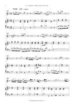 Náhled not [3] - Telemann Georg Philipp (1681 - 1767) - Sonata d moll (TWV 41:d3)