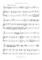 Náhled not [3] - Telemann Georg Philipp (1681 - 1767) - Sonata d moll (TWV 41:d3)