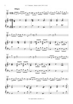 Náhled not [4] - Telemann Georg Philipp (1681 - 1767) - Sonata d moll (TWV 41:d3)