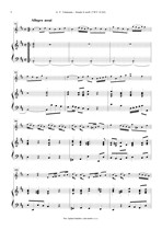 Náhled not [4] - Telemann Georg Philipp (1681 - 1767) - Sonata in B minor (TWV 41:h5)