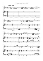 Náhled not [4] - Telemann Georg Philipp (1681 - 1767) - Sonata h moll (TWV 41:h5)