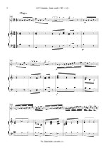 Náhled not [4] - Telemann Georg Philipp (1681 - 1767) - Sonata in A minor (TWV 41:a5)