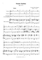 Náhled not [1] - Ruggieri Giovanni Maria (1665? - 1725?) - Sonata Settima (op. 3/1)