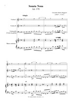 Náhled not [1] - Ruggieri Giovanni Maria (1665? - 1725?) - Sonata Nona (op. 3/9)