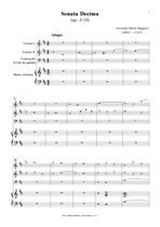 Náhled not [1] - Ruggieri Giovanni Maria (1665? - 1725?) - Sonata Decima (op. 3/10)