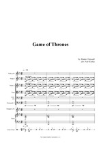 Náhled not [1] - Djawadi Ramin (*1974) - Game of Thrones (arr. Petr Kobza)