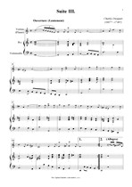 Náhled not [1] - Dieupart Charles (1667? - 1740?) - Suite III. (transposition from B to A minor)
