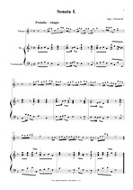 Náhled not [1] - Garzaroli (17th - 18th cent.) - Sonata I., II., III.