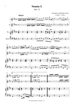 Náhled not [1] - Brivio Giuseppe Ferdinando (1700? - 1758?) - Sonata I. (op. 1/1)