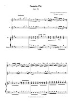 Náhled not [1] - Brivio Giuseppe Ferdinando (1700? - 1758?) - Sonata IV. (op. 1/4)
