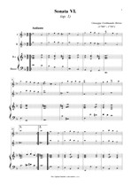 Náhled not [1] - Brivio Giuseppe Ferdinando (1700? - 1758?) - Sonata VI. (op. 1/6)
