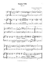 Náhled not [1] - Brivio Giuseppe Ferdinando (1700? - 1758?) - Sonata VIII. (op. 1/8)