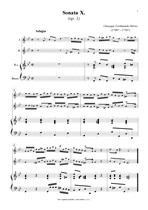 Náhled not [1] - Brivio Giuseppe Ferdinando (1700? - 1758?) - Sonata X. (op. 1/10)
