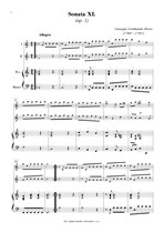 Náhled not [1] - Brivio Giuseppe Ferdinando (1700? - 1758?) - Sonata XI. (op. 1/11)