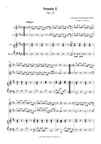 Náhled not [1] - Brivio Giuseppe Ferdinando (1700? - 1758?) - Sonata I. (op. 2/1)