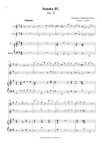Náhled not [1] - Brivio Giuseppe Ferdinando (1700? - 1758?) - Sonata IV. (op. 2/4)
