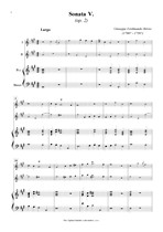 Náhled not [1] - Brivio Giuseppe Ferdinando (1700? - 1758?) - Sonata V. (op. 2/5)