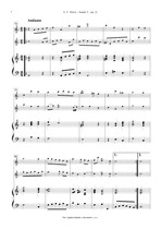 Náhled not [3] - Brivio Giuseppe Ferdinando (1700? - 1758?) - Sonata V. (op. 2/5)