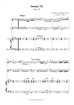 Náhled not [1] - Brivio Giuseppe Ferdinando (1700? - 1758?) - Sonata VI. (op. 2/6)