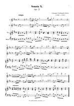 Náhled not [1] - Brivio Giuseppe Ferdinando (1700? - 1758?) - Sonata X. (op. 2/10)