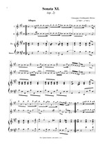 Náhled not [1] - Brivio Giuseppe Ferdinando (1700? - 1758?) - Sonata XI. (op. 2/11)