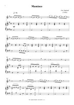 Náhled not [1] - Zapletal Petr (*1965) - Skladbičky III. pro zobcovou flétnu a klavír