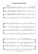 Náhled not [11] - Luklová Jaroslava (*1936) - Vánoční koledy II. pro klavír čtyřručně