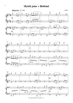 Náhled not [3] - Luklová Jaroslava (*1936) - Vánoční koledy II. pro klavír čtyřručně