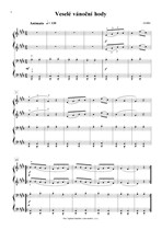 Náhled not [5] - Luklová Jaroslava (*1936) - Vánoční koledy II. pro klavír čtyřručně