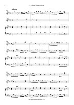 Náhled not [2] - Braun Jean Daniel (? - 1740) - Sonata II. op. 8/2