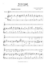 Náhled not [1] - Händel Georg Friedrich (1685 - 1759) - Si, tra i ceppi (Berenice HWV 38) - piano reduction