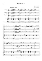 Náhled not [1] - Pulici Ignatio (17. - 18. stol.) - Sonata in C
